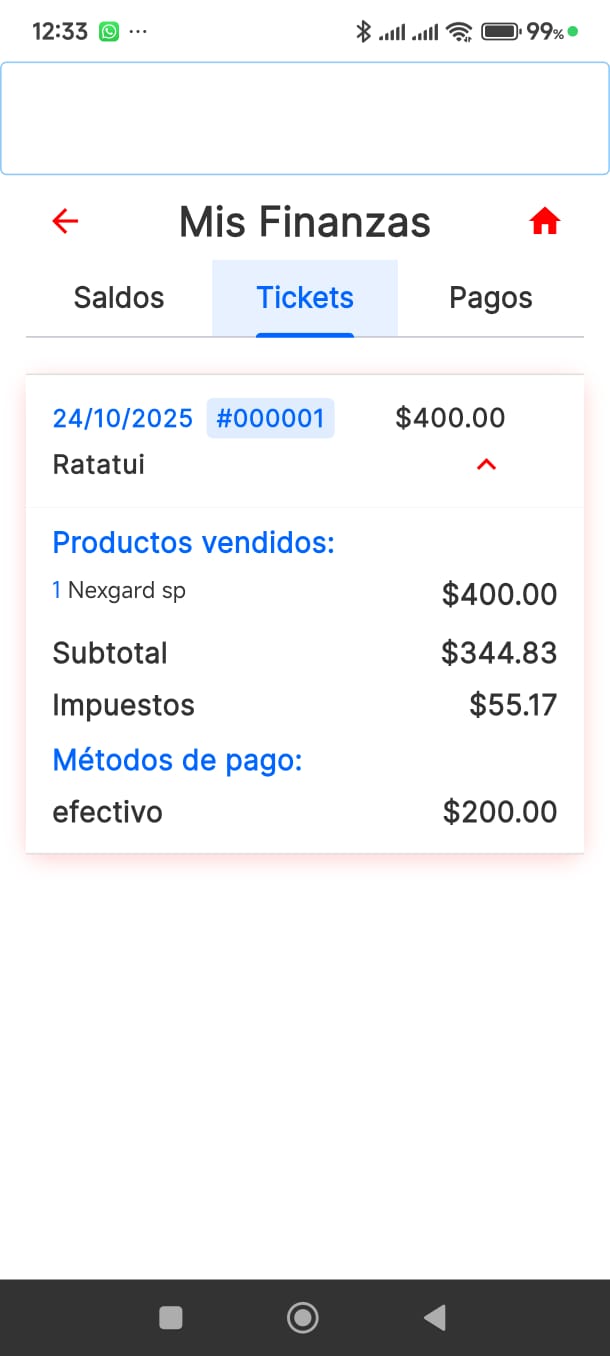 Sección de Finanzas