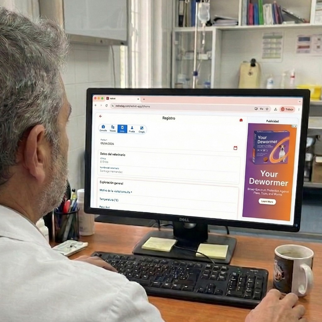 Publicidad en RedVet versión web